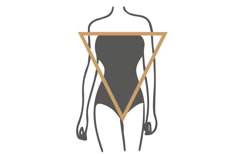 Stijladvies brede schouders  driehoek figuur